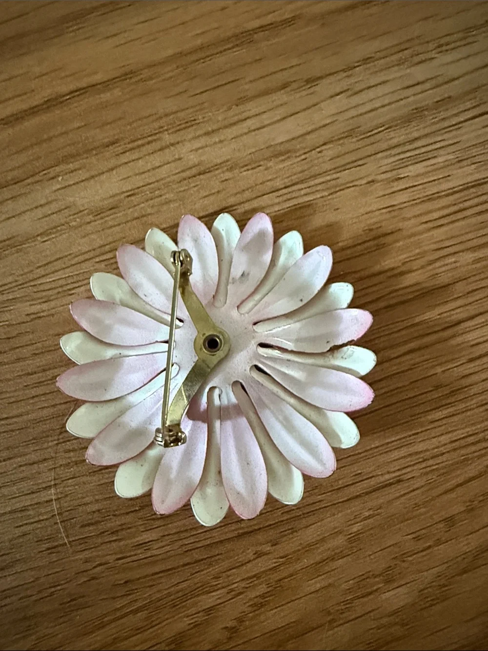 Red, White & Blue floral broach
